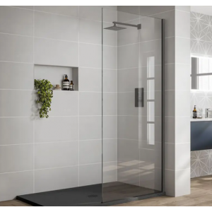 Frameless Single Panel With Gun Metal U Channel-900